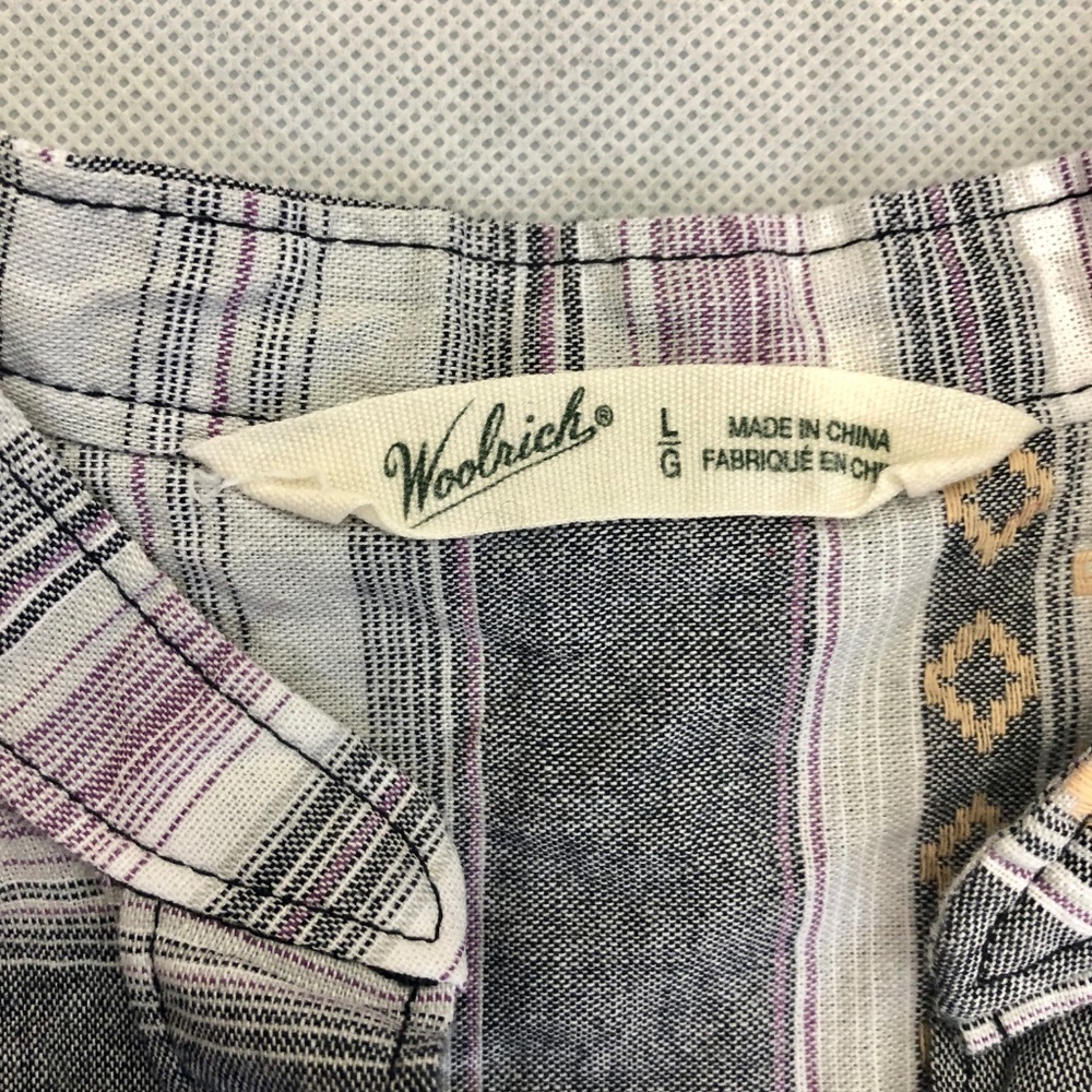 Woolrich Sleeveless Striped Aztec Print Dress - Picture 6 of 7